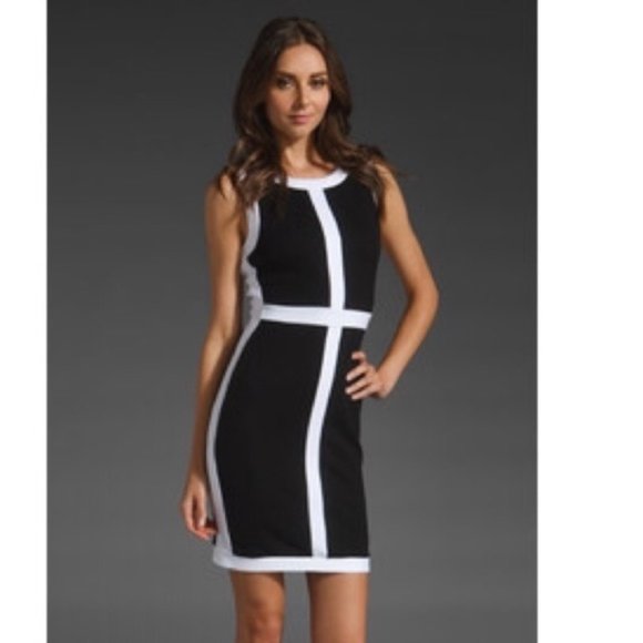 Bailey 44 Dresses & Skirts - Bailey 44 - Black / White Colorblock Dress